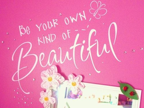 Be Your Own Kind Of Beautiful Wall Decal – Trading Phrases With Regard To Be Your Own Kind Of Beautiful Wall Art (Photo 5 of 10)