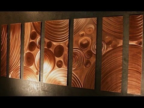 Copper Wall Decor~Antique Copper Wall Decor – Youtube With Copper Wall Art (View 6 of 10)