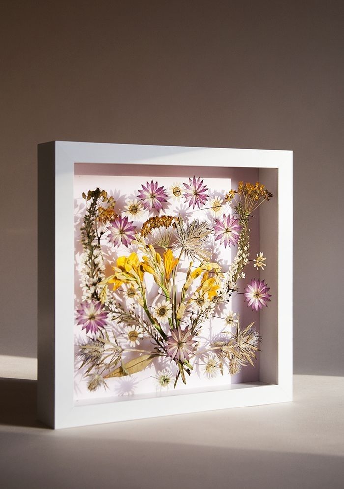 Diy Pressed Flower Wall Art | Cool Dyi/crafts | Pinterest | Wall Art With Flower Wall Art (View 9 of 10)