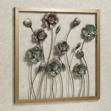 Floral Salute Square Metal Wall Art | Art | Pinterest | Metal Wall With Regard To Touch Of Class Wall Art (Photo 1 of 10)
