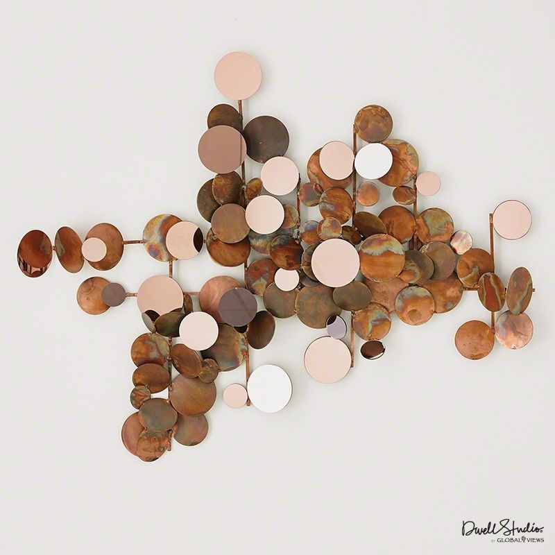 Global Views | Products | Dot Wall Decor Copper With Regard To Copper Wall Art (View 3 of 10)