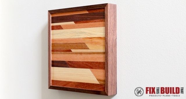 How To Make Wooden Wall Art | Fixthisbuildthat Inside Wood Wall Art Diy (Photo 7 of 10)
