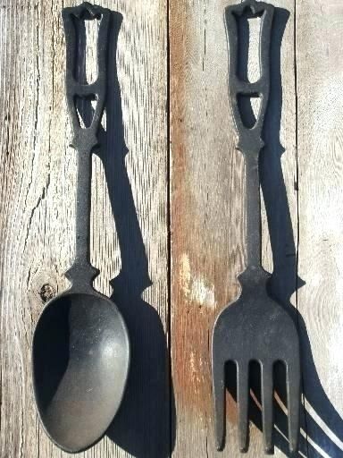 Large Spoon And Fork Wall Decor Large Spoon And Fork Wall Decor Regarding Fork And Spoon Wall Art (View 8 of 10)