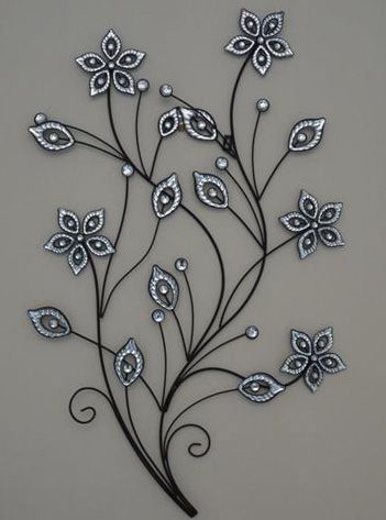 Stunning Large Metal Flower Wall Art (351×473) | Art | Pinterest Inside Metal Flowers Wall Art (Photo 10 of 10)