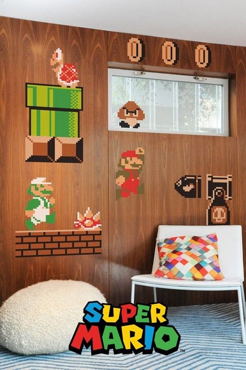 Super Mario Bros. X30 Giant Wall Stickersnintendo  Giant Wall For Nintendo Wall Art (Photo 6 of 10)
