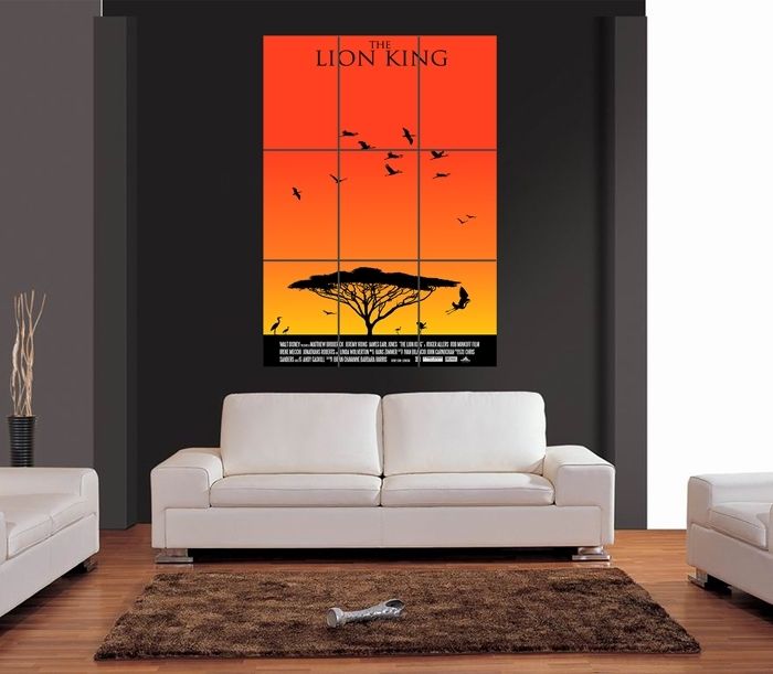 The Lion King Film Movie Giant Wall Art Print Picture Poster | Ebay Regarding Lion King Wall Art (View 2 of 10)