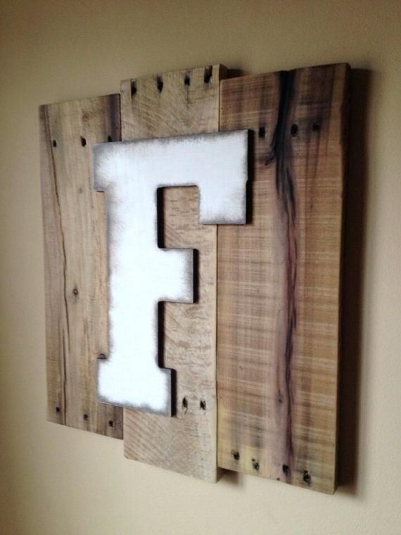 Wooden Initial Wall Decor Wooden Letter Wall Decor The Most Best F Intended For Letter Wall Art (View 6 of 10)