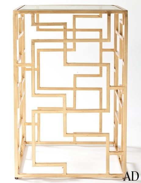 25 Superchic Side Tables Photos | Architectural Digest With Regard To Aged Iron Cube Tables (Photo 15 of 40)