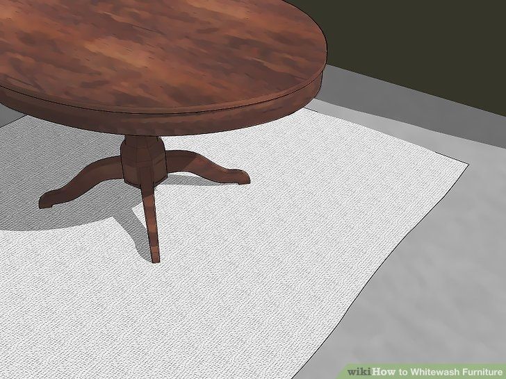3 Ways To Whitewash Furniture – Wikihow Regarding White Wash 2 Drawer/1 Door Coffee Tables (Photo 12 of 40)