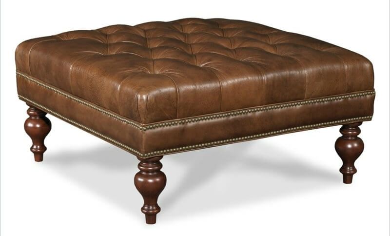 36 Top Brown Leather Ottoman Coffee Tables With Button Tufted Coffee Tables (View 8 of 40)