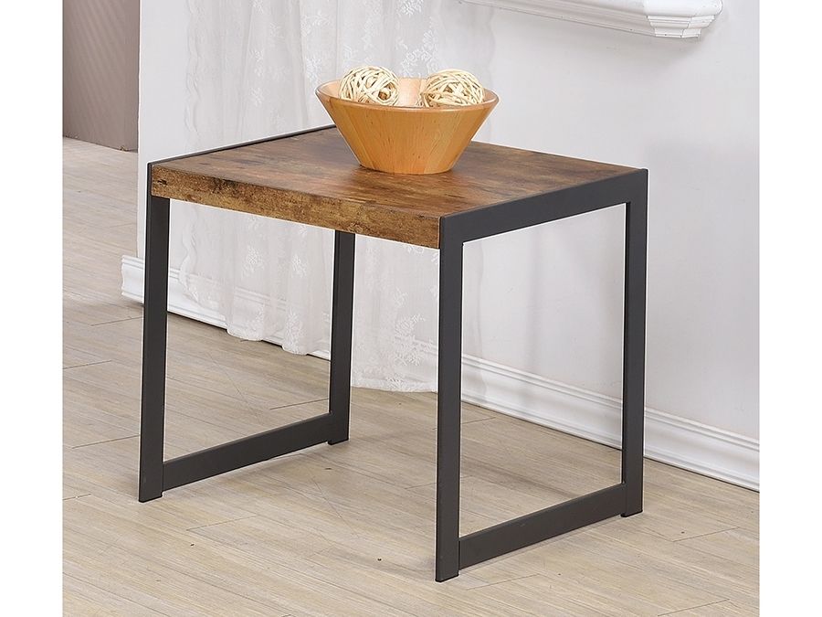 Antique Nutmeg/ Gunmetal End Table – Shop For Affordable Home Inside Gunmetal Coffee Tables (View 35 of 40)