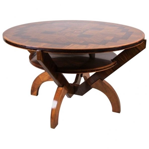 Art Deco Tableanton Hergesell Throughout Antiqued Art Deco Coffee Tables (View 36 of 40)