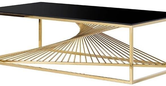 Best Choice Of Gold Coffee Tables In Amazon Com We Furniture 36 Within Cuff Hammered Gold Coffee Tables (View 18 of 40)