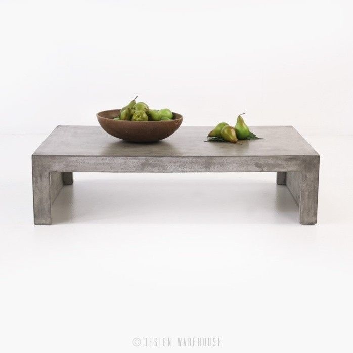 Blok Concrete Waterfall Coffee Table | Outdoor Accent | Design Warehouse With Waterfall Coffee Tables (View 21 of 40)