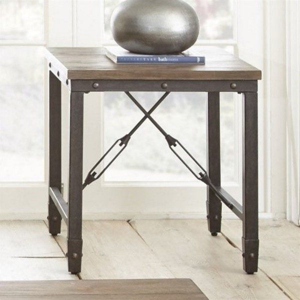 Cast Iron End Tables | Wayfair Within Bale Rustic Grey Round Cocktail Tables With Storage (Photo 25 of 40)