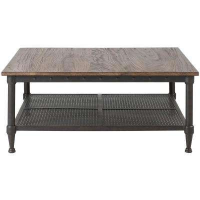 Coffee Tables – Accent Tables – The Home Depot In Iron Wood Coffee Tables With Wheels (Photo 27 of 40)