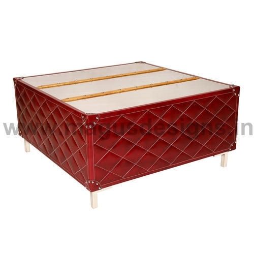 Coffee Tables – Leather Coffee Table Manufacturer From Jaipur With Regard To Rectangular Barbox Coffee Tables (View 28 of 40)