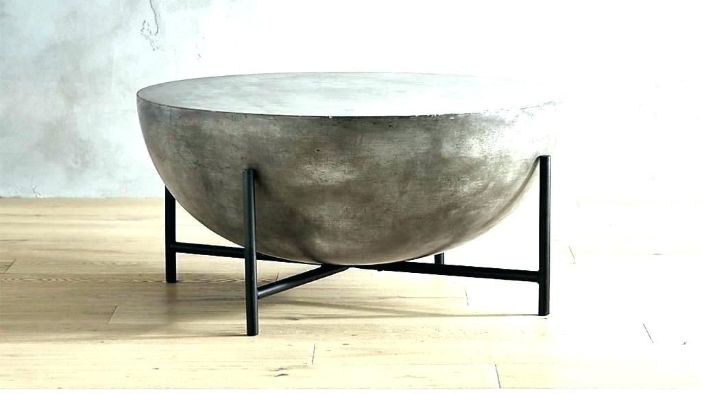 Concrete Top Coffee Table Diy Round Side Full Size Of Living Element Throughout Element Coffee Tables (View 37 of 40)