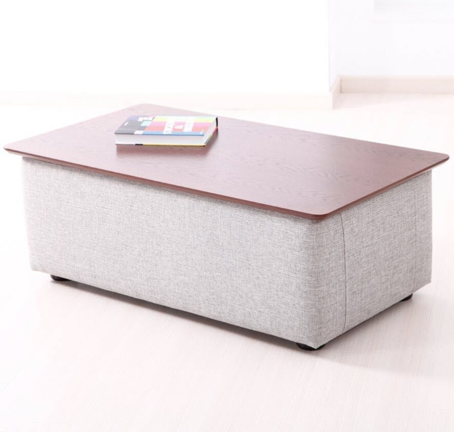 Contemporary Coffee Table / Wooden / Fabric / Rectangular – Adam In Adam Coffee Tables (View 32 of 40)