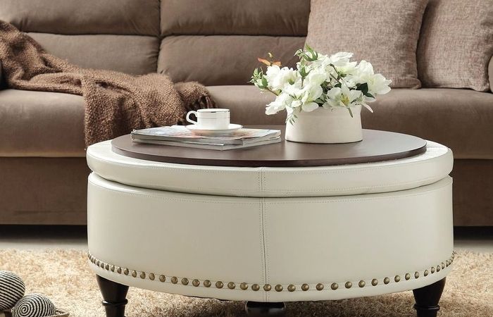 Crate And Barrel Ottoman Coffee Table Storage Inspired Living Room With Regard To Elba Ottoman Coffee Tables (View 17 of 40)