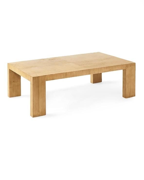 Crushed Bamboo Natural Coffee Table Pertaining To Light Natural Coffee Tables (View 34 of 40)