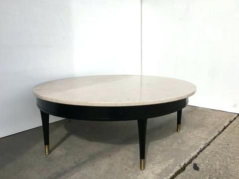 Decoration: Coffee Table Mid Century Modern Round With Marble Top For Mid Century Modern Marble Coffee Tables (View 27 of 40)