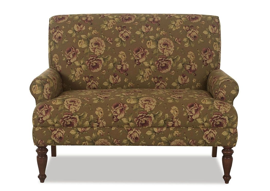 Direct Furniture – Va Teasdale Blanton Cafe Stationary Fabric Loveseat In Blanton Round Cocktail Tables (View 25 of 40)