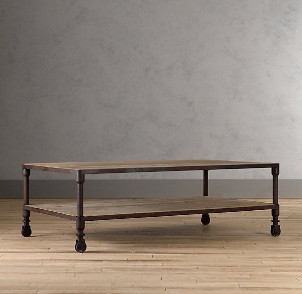 Dutch Industrial Coffee Tables | Restoration Hardware Dimensions 34 In Mountainier Cocktail Tables (View 15 of 40)