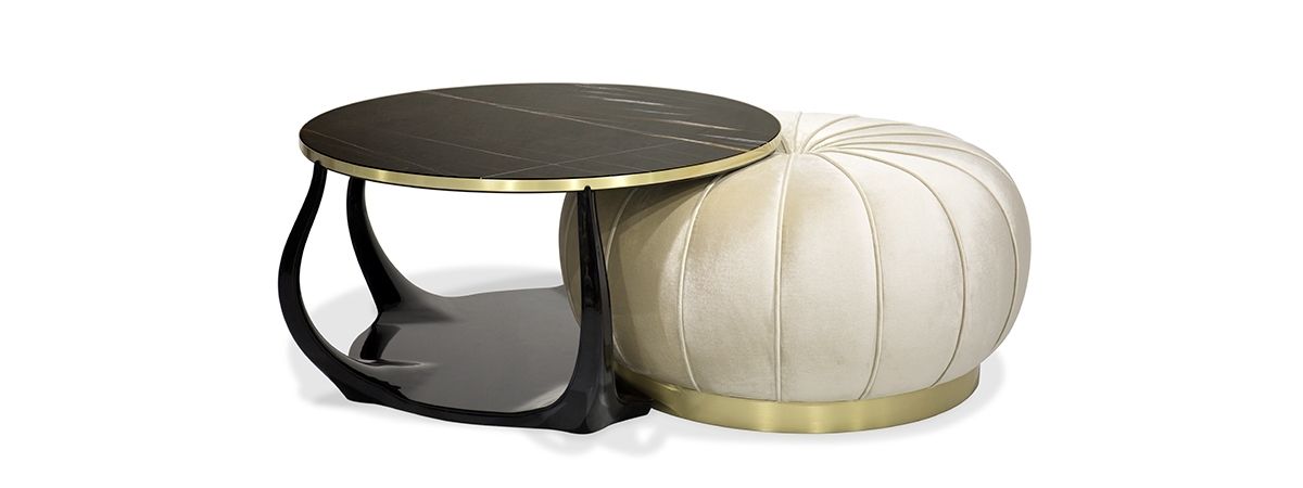 Embrace Cocktail Table Ottoman | Luxury Coffee Tablekoket Within Jordan Cocktail Tables (View 17 of 40)