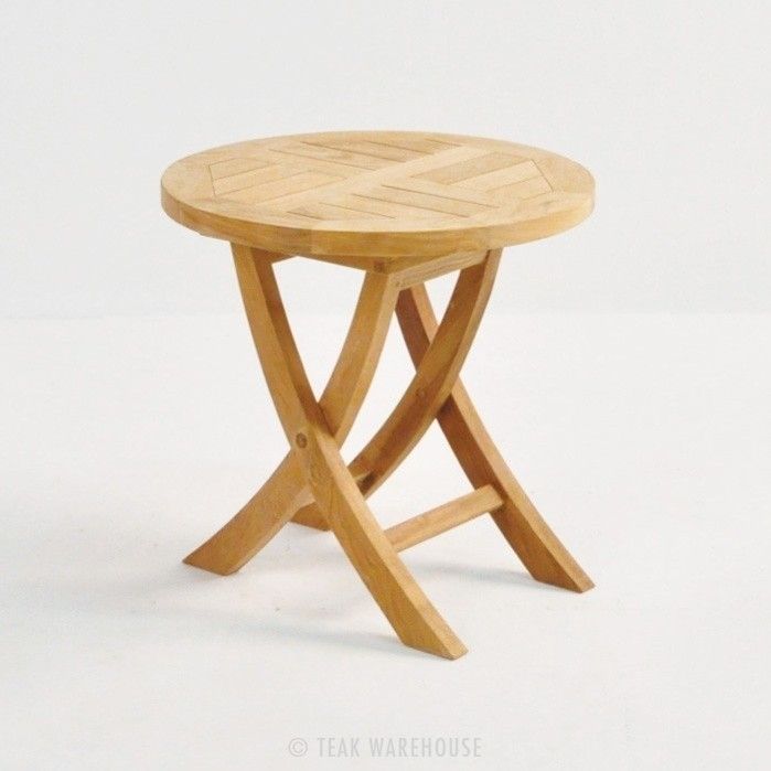 Folding Teak Coffee Table | Patio Furniture | Teak Warehouse With Round Teak Coffee Tables (View 39 of 40)