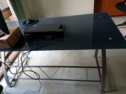 Free Ikea Galant Jelly Bean Glasstop Table 1 Broken Leg | Desks With Regard To Jelly Bean Coffee Tables (Photo 28 of 40)