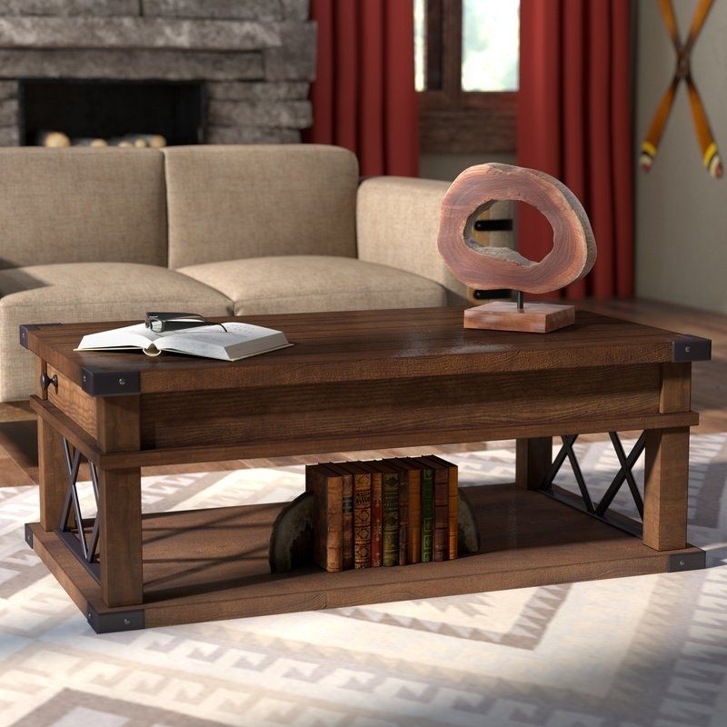 Fusillade Lift Top Coffee Table & Reviews | Birch Lane Pertaining To Seneca Lift Top Cocktail Tables (Photo 12 of 40)