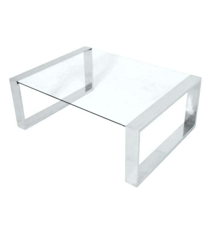 Glass Coffee Table Canada Square Glass Coffee Table Contemporary Regarding Square Waterfall Coffee Tables (Photo 29 of 40)