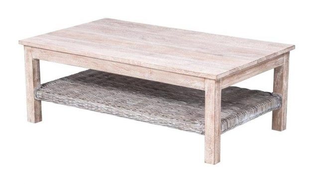 Grey Washed Furniture Coffee Table Cushioned Coffee Table Lime Wash Regarding Limewash Coffee Tables (Photo 18 of 40)