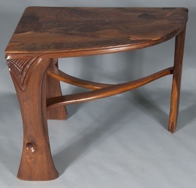 Hand Crafted Abstract Organic Expressionism In Furniture™ Walnut Pertaining To Expressionist Coffee Tables (View 6 of 40)