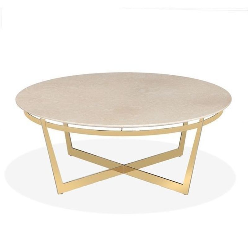 Ih 119058 | Interlude Home Wyatt Cocktail Table In Cream With Regard To Wyatt Cocktail Tables (View 8 of 40)