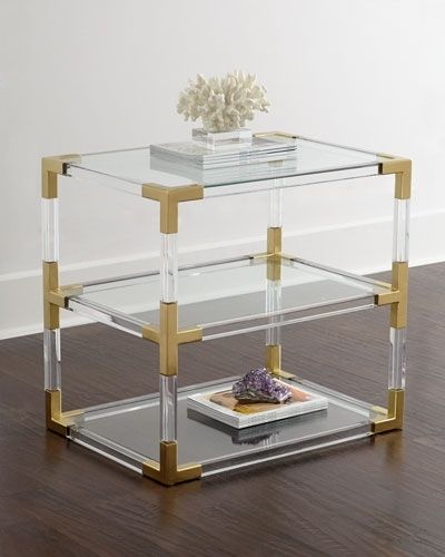 Imported Store Table | Horchow Within Acrylic Glass And Brass Coffee Tables (View 26 of 40)