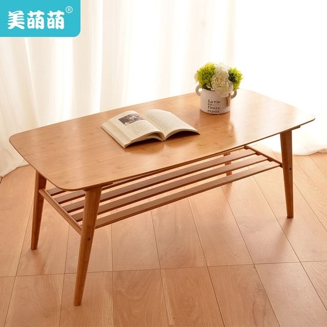 Japanese Minimalist Coffee Table Wood Tea Living Room A Few Side In Minimalist Coffee Tables (View 3 of 40)