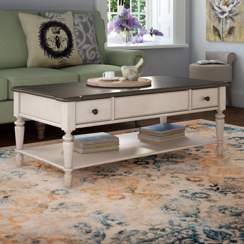 Lark Manor Ornithogale Lift Top Coffee Table | Birch Lane With Seneca Lift Top Cocktail Tables (Photo 31 of 40)