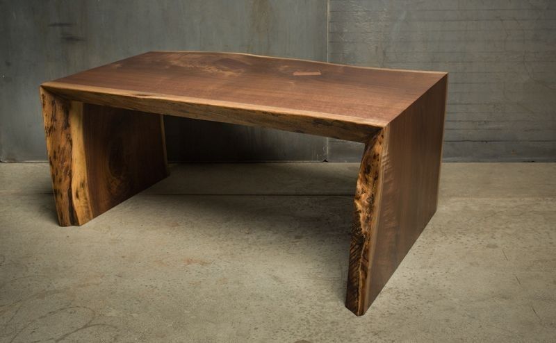 Live Edge Waterfall Coffee Table With Waterfall Coffee Tables (View 35 of 40)