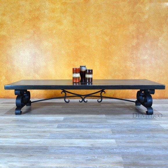 Long Espanola Spanish Coffee Table, Wrought Iron Coffee Table For Spanish Coffee Tables (View 6 of 40)