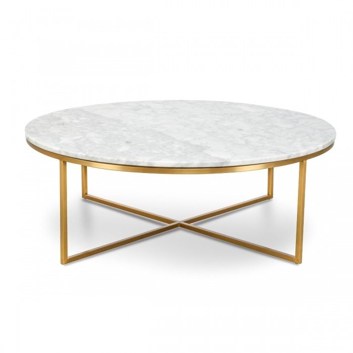 Lorenz Round Marble Coffee Table With Marble Coffee Tables (Photo 35275 of 35622)