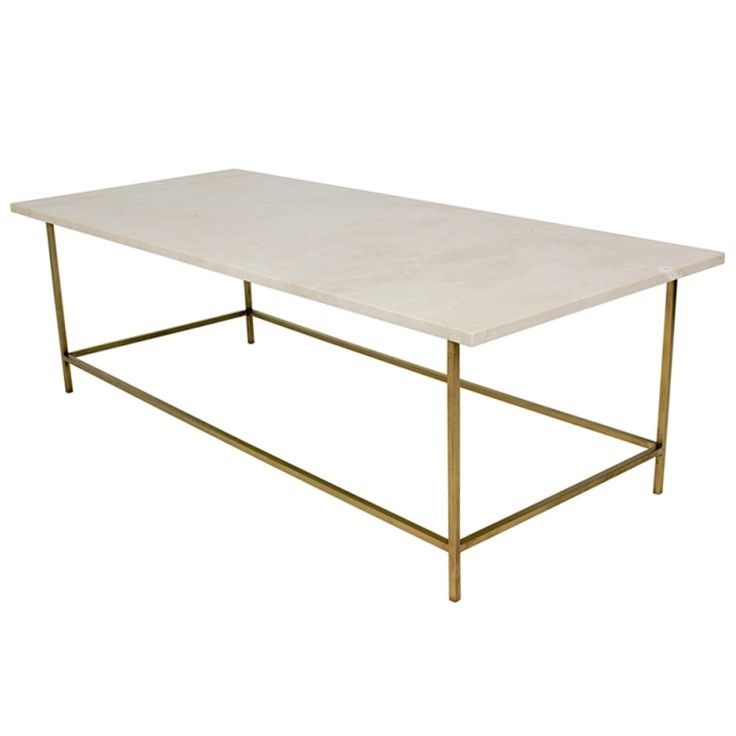 Marble Brass Side Table | Fueleconomydetroit For Rectangular Coffee Tables With Brass Legs (View 37 of 40)