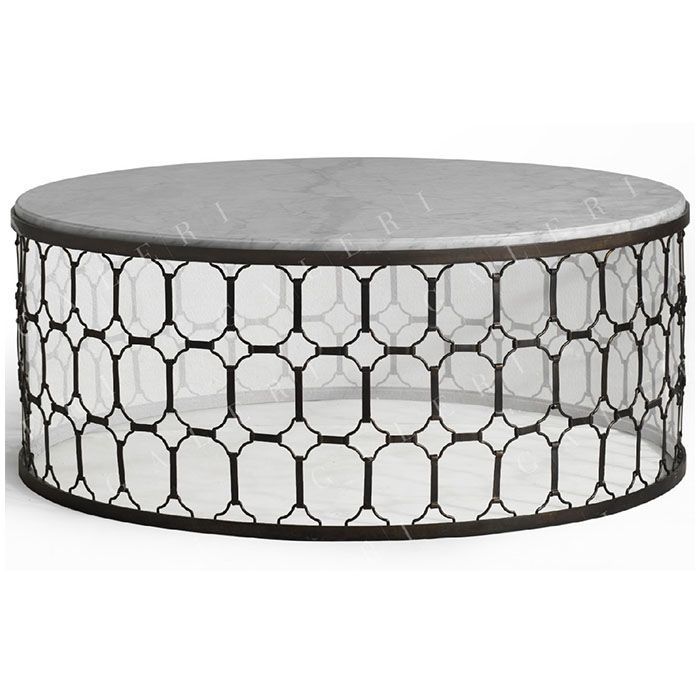 Marble Coffee Table Design Ideas For Parker Oval Marble Coffee Tables (View 29 of 40)