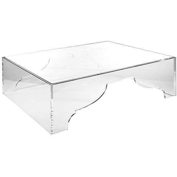 Marrakesh 60" Cocktail Table Acrylic Lucite Sofa Table Coffee Intended For Marrakesh Side Tables (View 40 of 40)