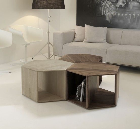 Minimalist And Functional Hexa Coffee Table Digsdigs With Regard To Regarding Minimalist Coffee Tables (View 13 of 40)