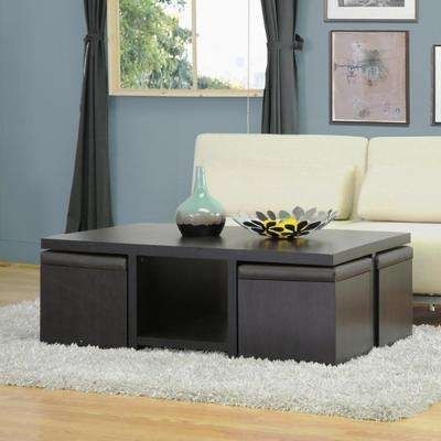 Modern – Coffee Table – Casters – Coffee Tables – Accent Tables Within Prescott Cocktail Tables (Photo 14 of 40)