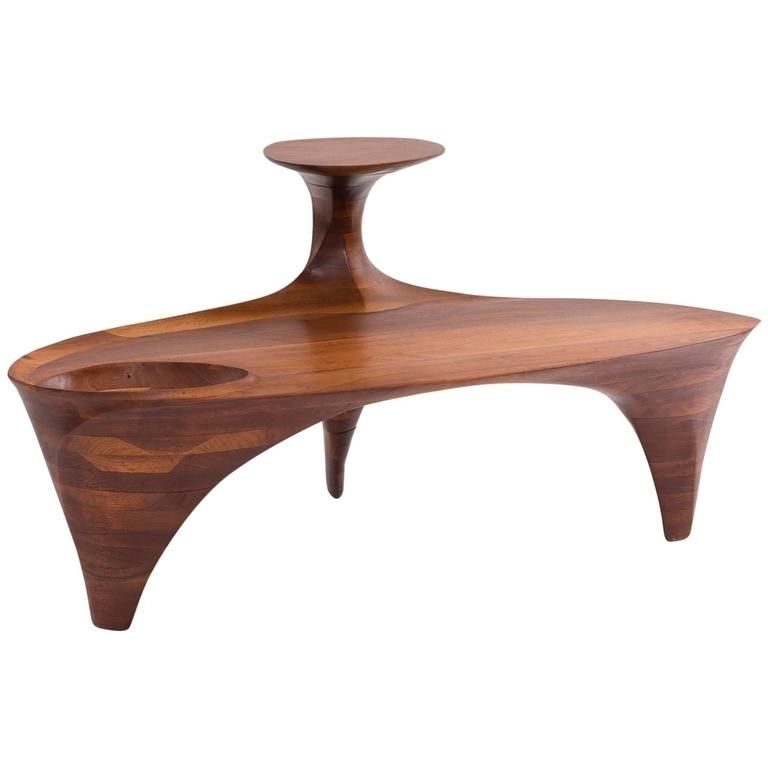 One Off Allen Ditson Walnut Cocktail Table At 1Stdibs Intended For Allen Cocktail Tables (View 10 of 40)