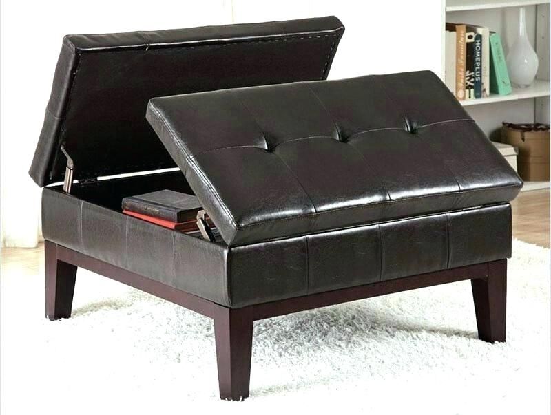 Ottoman Coffee Table Uk Top Brown Leather Ottoman Coffee Tables Within Button Tufted Coffee Tables (View 12 of 40)
