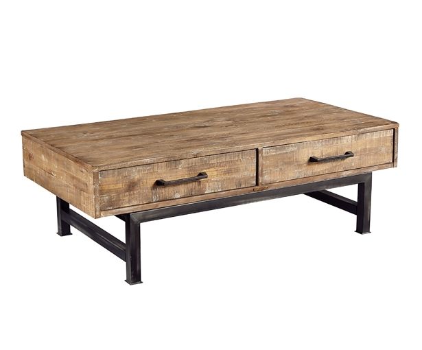 Pier & Beam Coffee Table Magnolia Home Joanna Gaines Within Magnolia Home Ellipse Cocktail Tables By Joanna Gaines (View 17 of 40)